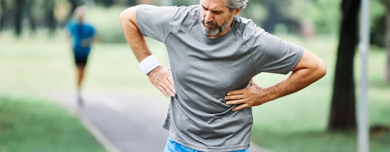 Physical therapist working with a patient